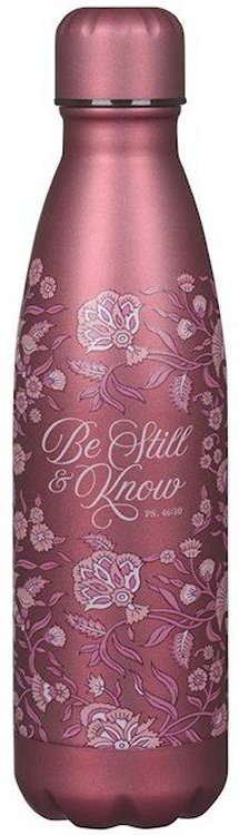 1220000326231 Be Still And Know Stainless Steel Water Bottle Ps 46:10