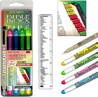 634989357260 Bible Study Starter Set Rainbow Tabs