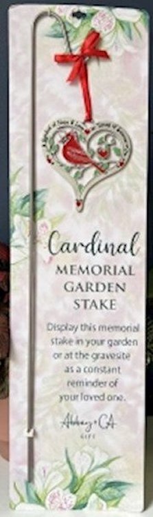 785525315531 Cardinal Memorial Garden Stake