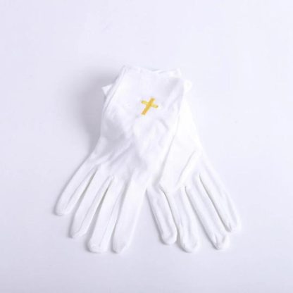 788200504589 Worship Gloves With Gold Cross