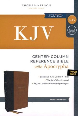 9781400332083 Center Column Reference Bible With Apocrypha Comfort Print