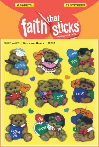 9781414392820 Bears And Hearts Stickers