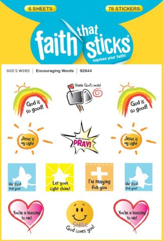 9781414392844 Encouraging Words Stickers