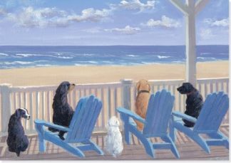 9781441303622 Dogs On Deck Chairs Everyday Note Cards