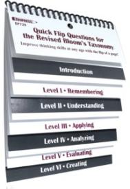 9781564727299 Quick Flip Questions For The Revised Blooms Taxonomy