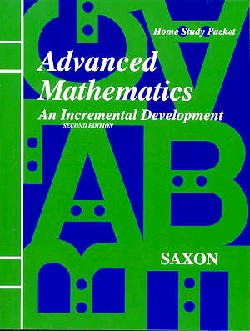 9781565771598 Saxon Advanced Mathematics Home School Answer Key And Tests (Teacher's Guide)