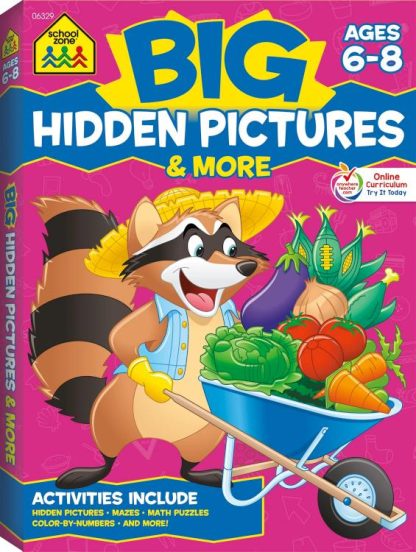 9781601592583 Big Hidden Pictures And More Ages 6-8 (Workbook)