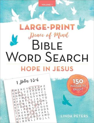 9781680997859 Peace Of Mind Bible Word Search Hope In Jesus (Large Type)