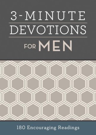 9781683222507 3 Minute Devotions For Men