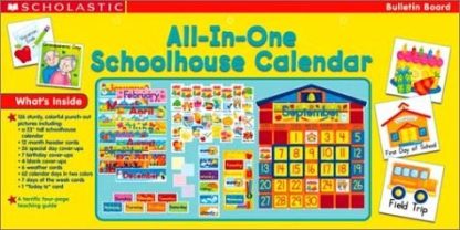 0439394058 All In One Schoolhouse Calendar Bulletin Board Set