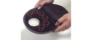 081407007076 Deluxe Portable Communion Set