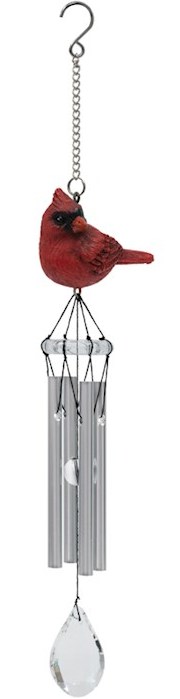 096069581291 Mini Songbird Cardinal Wind Chime