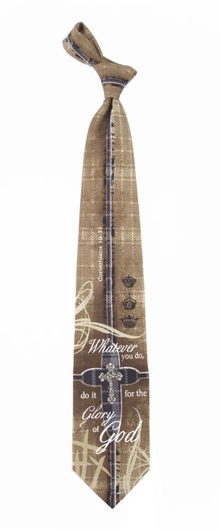 796736090926 Whatever You Do I Corinthians 10:31 Necktie (Tie)