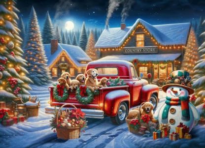 819273025234 Golden Christmas 1000 Piece (Puzzle)