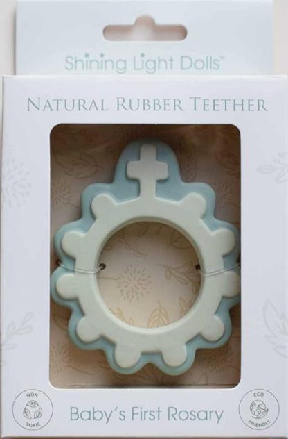 850022924989 Babys First Rosary Natural Rubber Teether