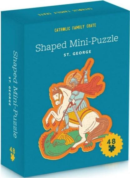 850048569614 Saint George And The Dragon Shaped Mini Puzzle