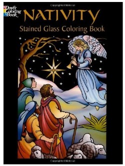 9780486435275 Nativity Stained Glass Coloring Book