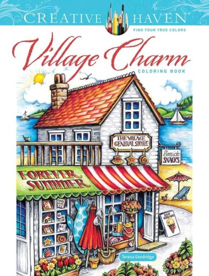 9780486849676 Village Charm Coloring Book