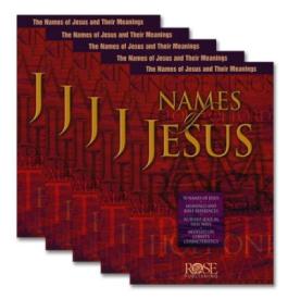 9781596360600 Names Of Jesus Pamphlet 5 Pack