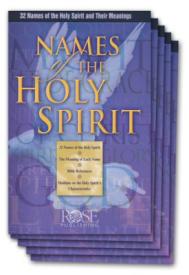 9781596362086 Names Of The Holy Spirit Pamphlet 5 Pack