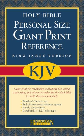 9781598560978 Personal Size Giant Print Reference Bible