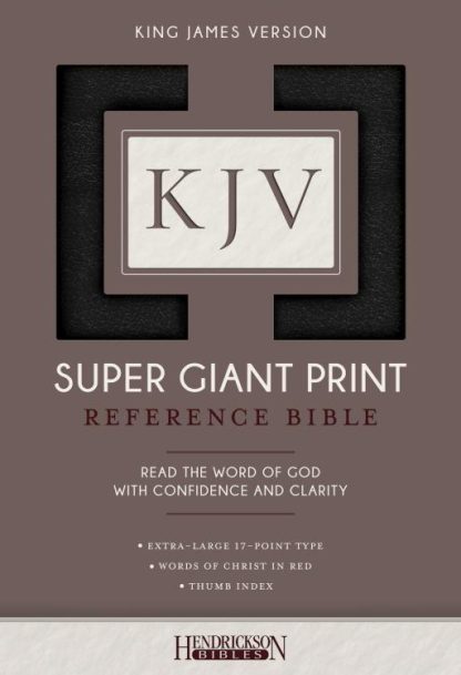 9781683070207 Super Giant Print Reference Bible