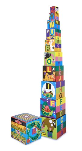 000772027823 Alphabet Nesting And Stacking Blocks