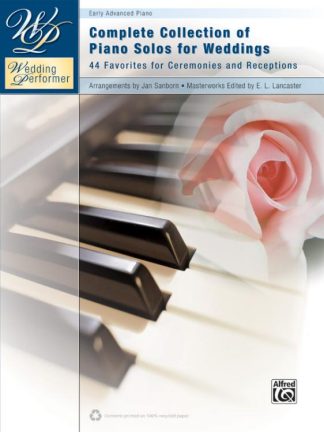 038081455914 Wedding Performer : Complete Collection Of Piano Solos For Weddings (Printed/She