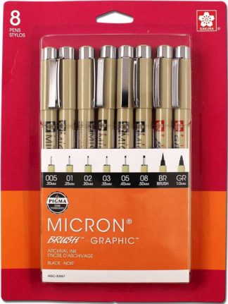 053482300670 PIGMA Micron 005 Bible Pen 8 Piece Set