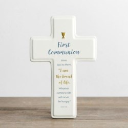 081983658891 First Communion Tabletop Cross