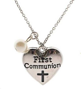 089945654943 1st Communion Heart Pearl