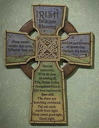 095177507490 Irish Bedtime Blessing Cross