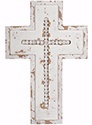 096069141990 White Beaded Cross