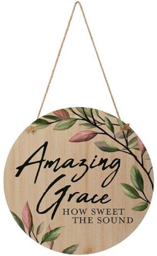 096069332657 Amazing Grace (Plaque)