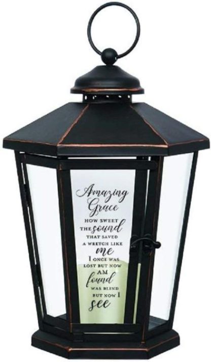 096069572893 Amazing Grace Light The Way Candle Lantern