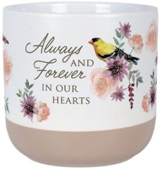 096069655381 Forever In Our Hearts Planter