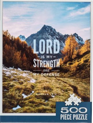 1220000134423 Lord Is My Strength Mountain 500 Piece (Puzzle)