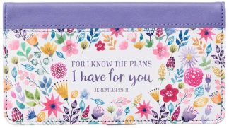 1220000137370 For I Know The Plans I Have For You Faux Leather Checkbook Jeremiah 29:11