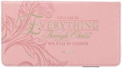 1220000321137 For I Can Do Everything Through Christ Checkbook Cover