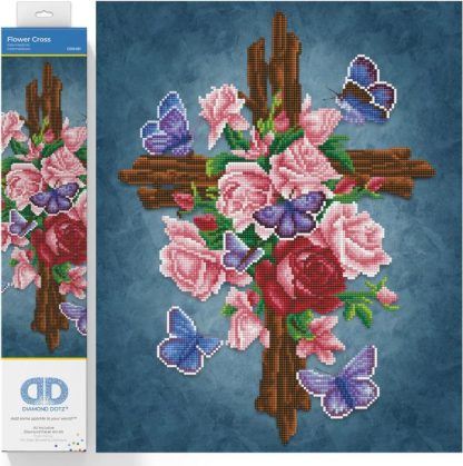 4895225915217 Diamond Dotz Flower Cross