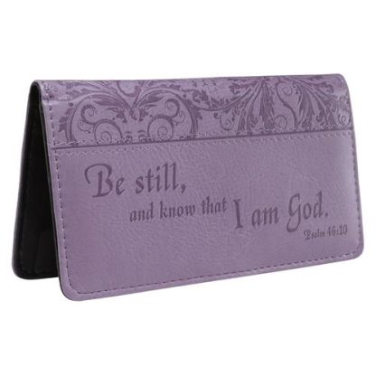 6006937093706 Be Still And Know Checkbook Cover