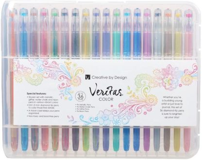 6006937140493 Veritas Color Gel Pens 36 Pack