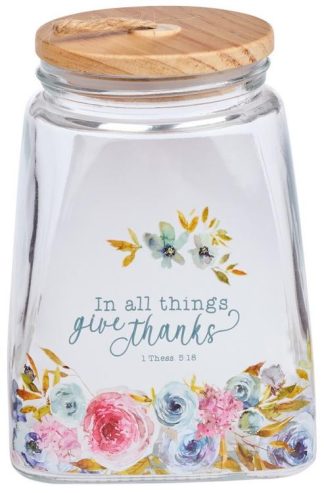 6006937151499 Give Thanks Gratitude Jar With Cards