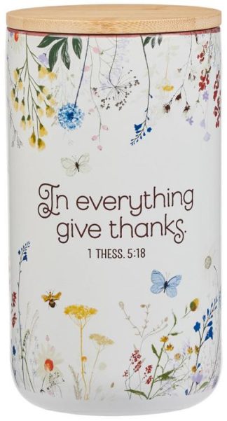 6006937155626 In Everything Give Thanks Topsy Turvy Gratitude Jar