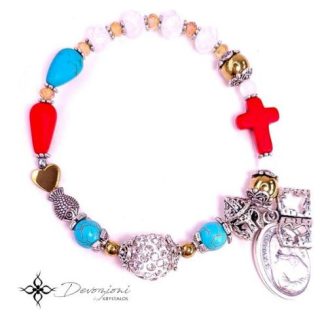 606246637842 Chaplet Divine Mercy Saint Faustina (Bracelet/Wristband)