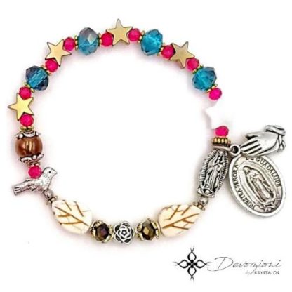 606246667399 Virgin Of Guadalupe Saint Juan Diego (Bracelet/Wristband)