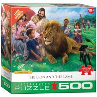 628136503457 Lion And The Lamb 500 Piece (Puzzle)