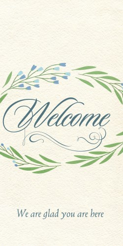 634337787879 Welcome We Are Glad You Are Here Guest Cards