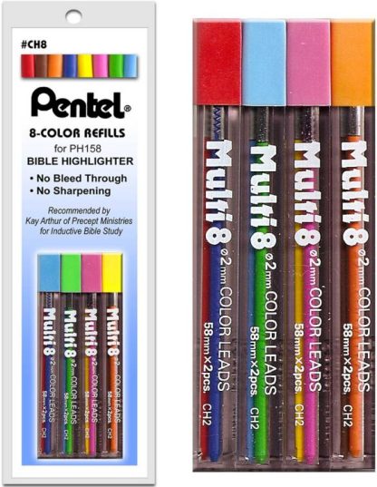 634989000081 Pentel Highlighter Refill Set 8