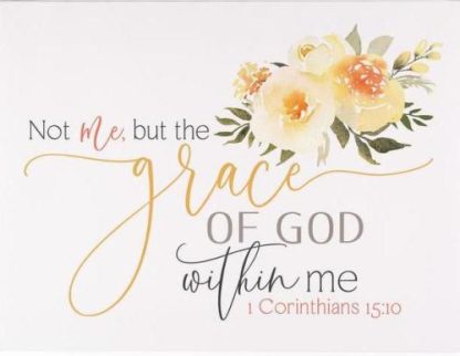 656200487464 Not Me But The Grace Of God Canvas (Plaque)